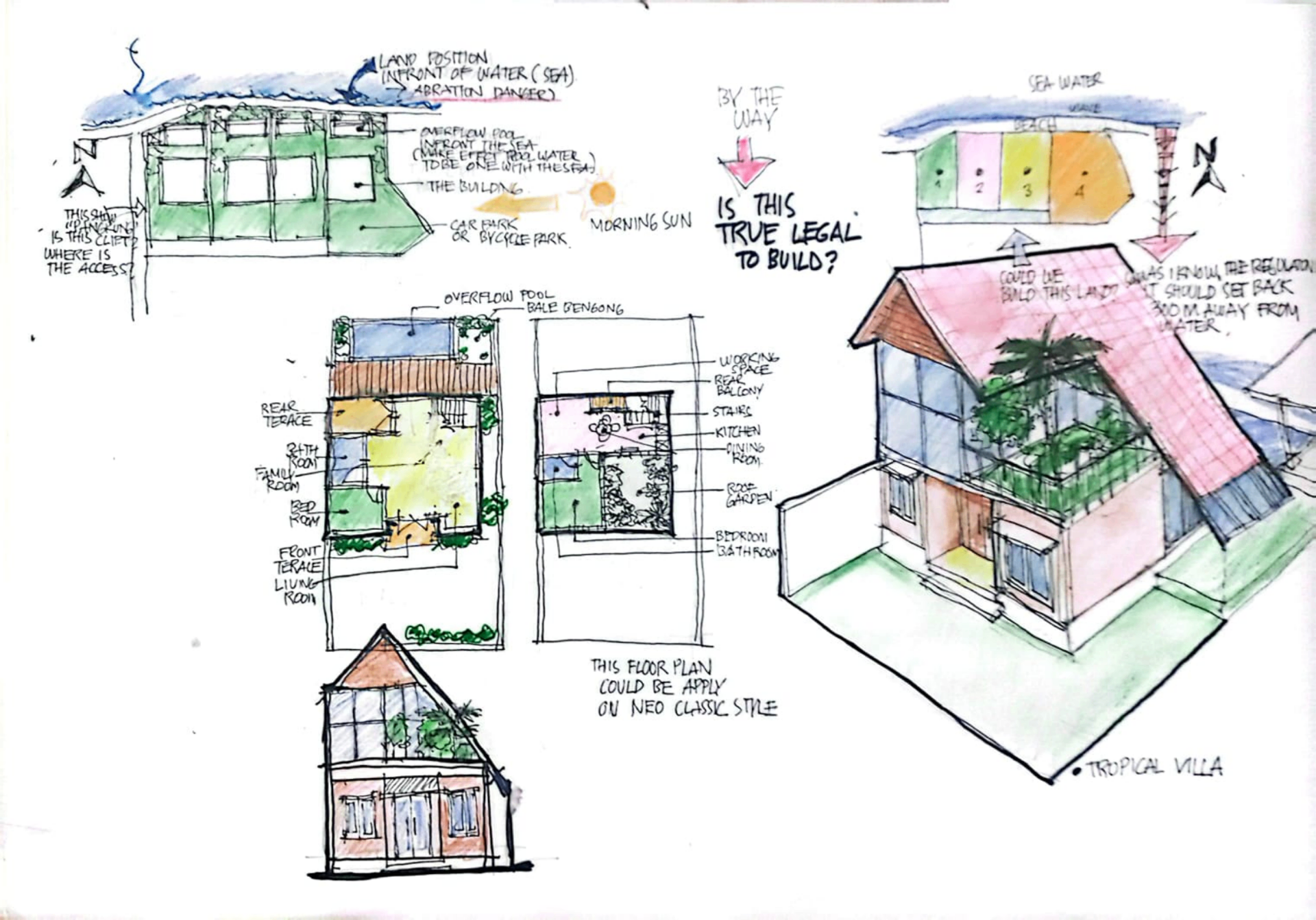 Coastal Villa — Sketch Proposal